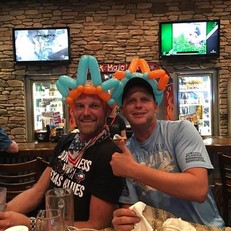2 guys clowning with crowns.jpg